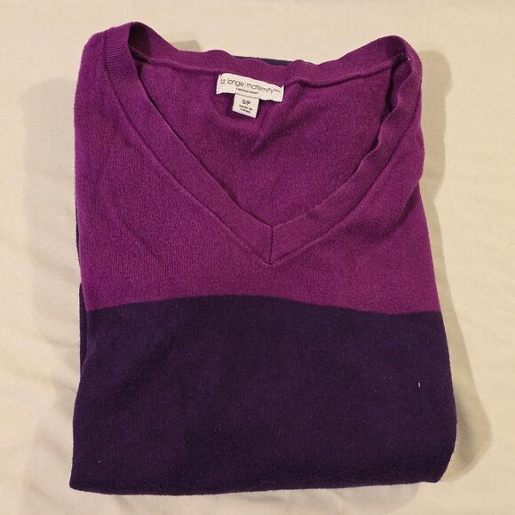 Small maternity purple sweater - Picture 7 of 7
